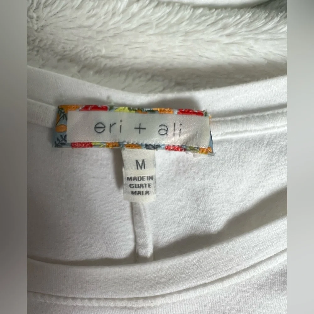 eri + ali Flutter-sleeve Flowy Tee - Picture 4 of 5